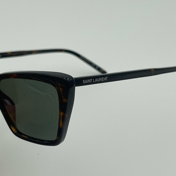 NIB Authentic Saint Laurent Cat Eye Mica Thin SL737 Sunglasses - Picture 3 of 6